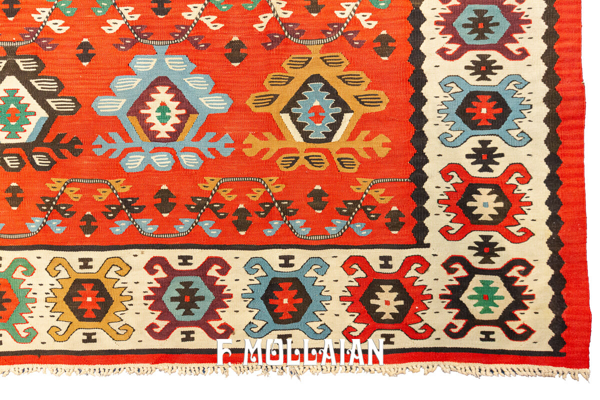 Kilim Rug Shirwan Red Field n°:5859